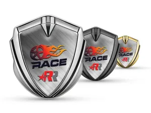 Emblema Metal Badge Look Moderno Stile Tuning